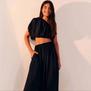 Farm Rio - One Shoulder Linen Dress